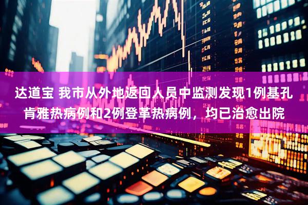 达道宝 我市从外地返回人员中监测发现1例基孔肯雅热病例和2例登革热病例，均已治愈出院