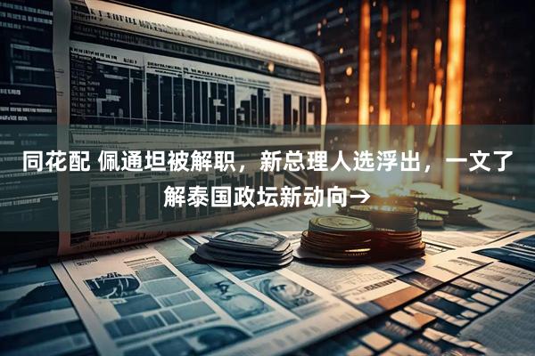 同花配 佩通坦被解职，新总理人选浮出，一文了解泰国政坛新动向→
