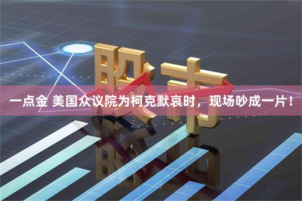 一点金 美国众议院为柯克默哀时，现场吵成一片！